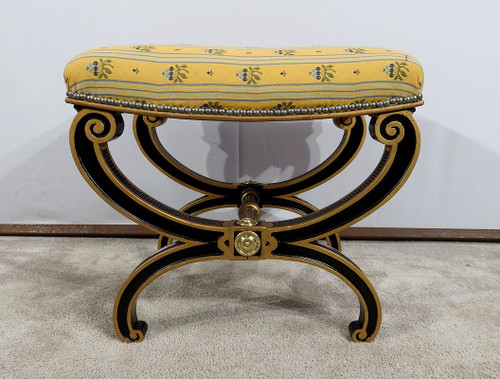 Curule stool, Napoleon III period – Mid-19th century