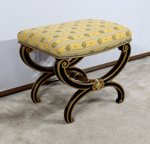 Curule stool, Napoleon III period – Mid-19th century