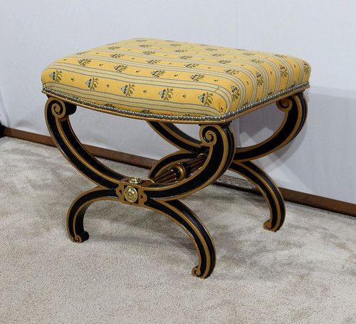 Curule stool, Napoleon III period – Mid-19th century