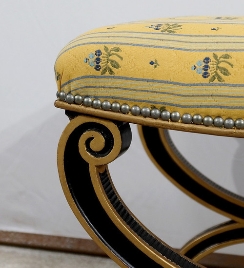 Curule stool, Napoleon III period – Mid-19th century