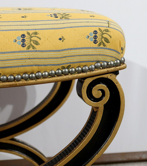 Curule stool, Napoleon III period – Mid-19th century