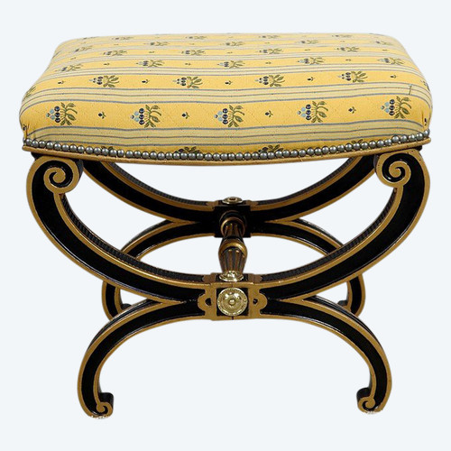 Curule stool, Napoleon III period – Mid-19th century