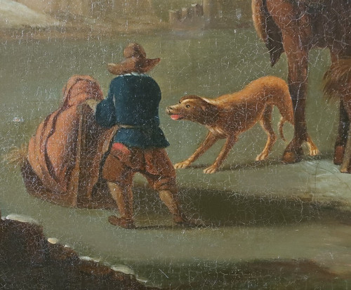Paire de Tableaux « Scènes Espagnoles » – Milieu XIXe