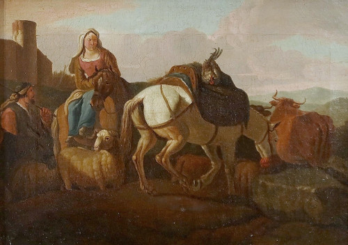 Paire de Tableaux « Scènes Espagnoles » – Milieu XIXe