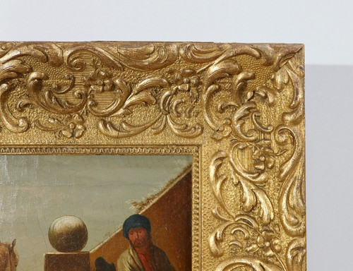 Paire de Tableaux « Scènes Espagnoles » – Milieu XIXe