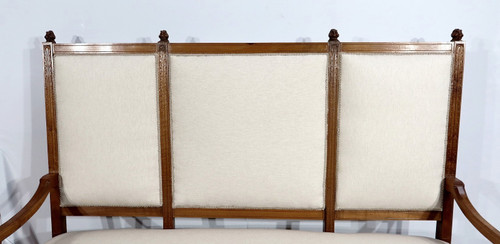 Rare Banquette en Noyer Massif, style Renaissance – Fin XIXe