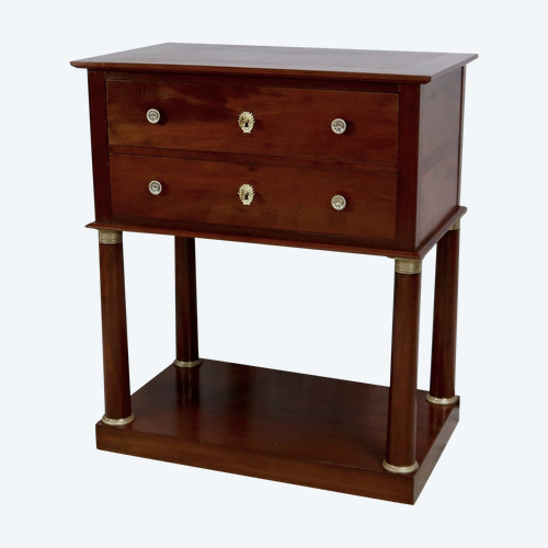 Mahogany Chiffonniere Console, Empire - Early 19th Century