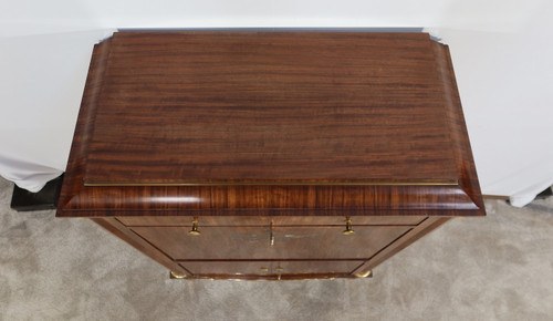 Secretaire in Precious Wood, signed J. Leleu, Art Deco – 1940