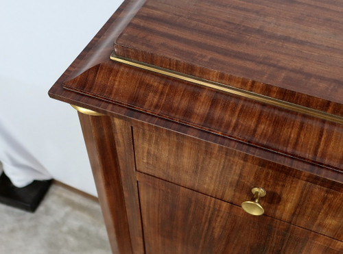 Secretaire in Precious Wood, signed J. Leleu, Art Deco – 1940