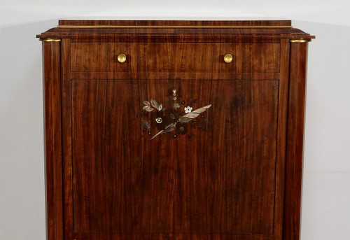 Secretaire in Precious Wood, signed J. Leleu, Art Deco – 1940