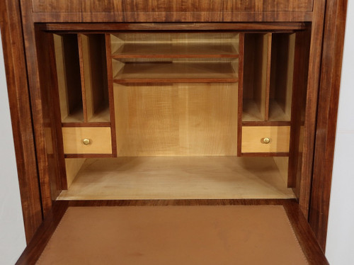 Secretaire in Precious Wood, signed J. Leleu, Art Deco – 1940