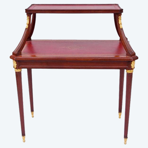Louis XVI Style Mahogany Tea Table, XIXth Century - LS1843851