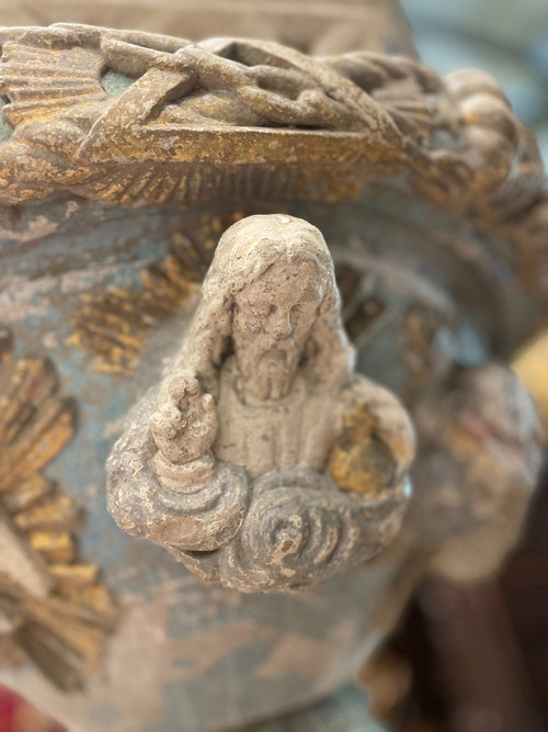 Baptismal Fonts with Rich Decors - 16th century