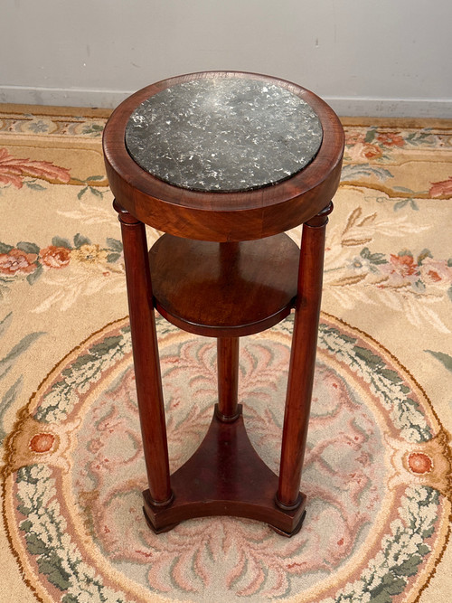 Sellette Athénienne En Acajou d'Epoque Empire Vers 1810 Numero d'Inventaire