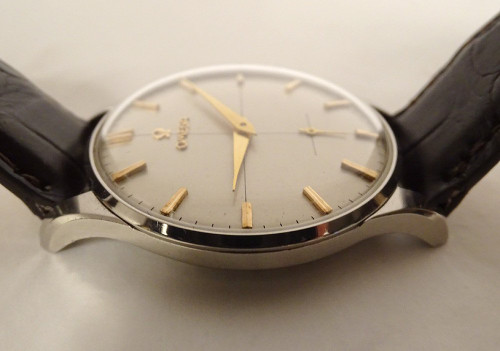 Vintage Omega Uhr Modell 30t2 Jumbo 37mm Stahl Schweizer Lederarmband Zwanzigster