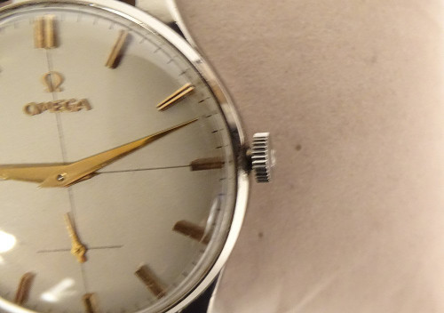 Vintage Omega Uhr Modell 30t2 Jumbo 37mm Stahl Schweizer Lederarmband Zwanzigster