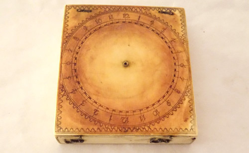 Cadran Solaire Universel Diptyque Lunaire Jacques Sénécal XVIIè
