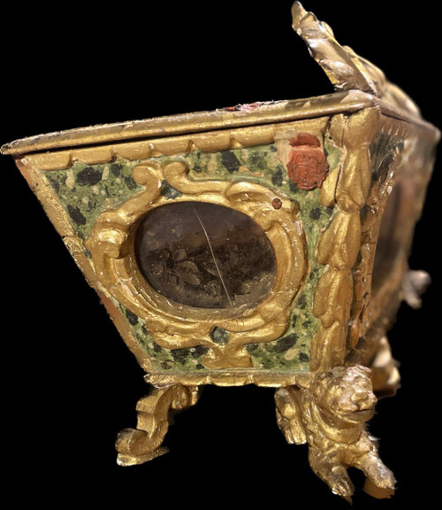 Hunting Venetian Reliquary - Saint Pacific - 18th century