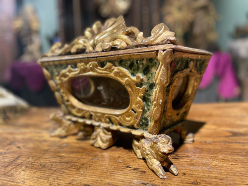 Hunting Venetian Reliquary - Saint Pacific - 18th century