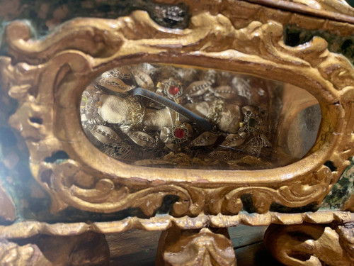 Hunting Venetian Reliquary - Saint Pacific - 18th century