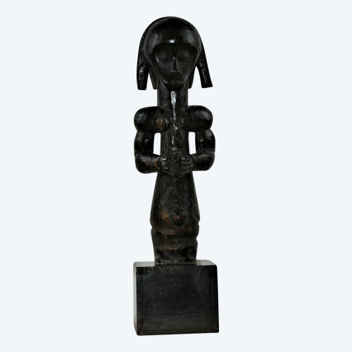 Rare buste de gardien de reliquaire Byeri Fang, Gabon