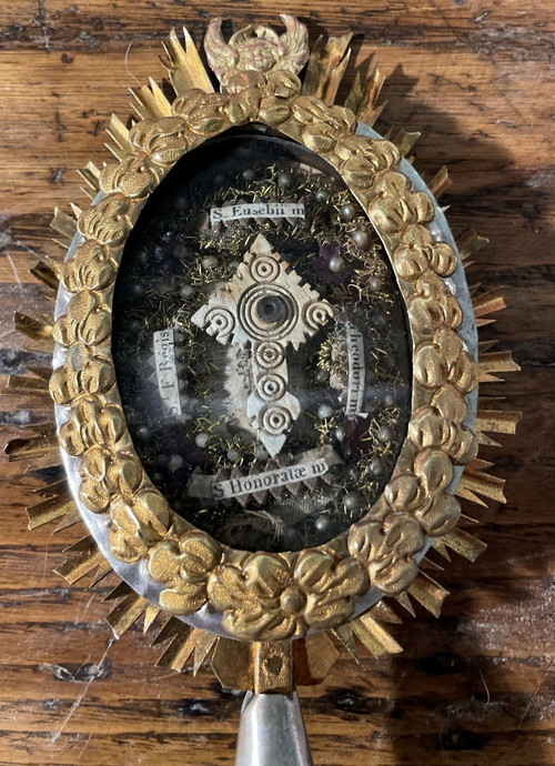 Monstrance Austrian Reliquary - Late 18th Century