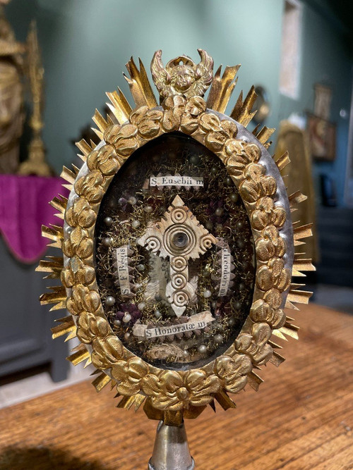 Monstrance Austrian Reliquary - Late 18th Century