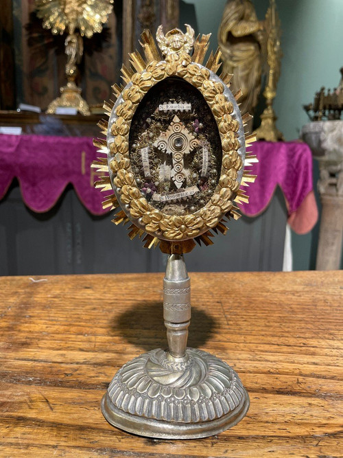 Monstrance Austrian Reliquary - Late 18th Century
