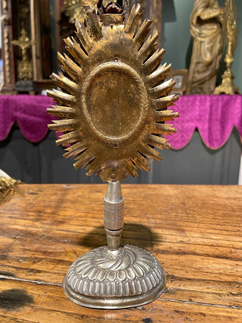 Monstrance Austrian Reliquary - Late 18th Century