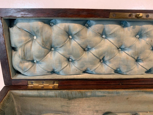 Portaoggetti In Thuya Loupe Napoleone III Boulle Intarsio XIX Secolo
