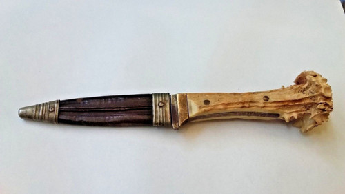 Fixed blade hunting knife, late 19th century