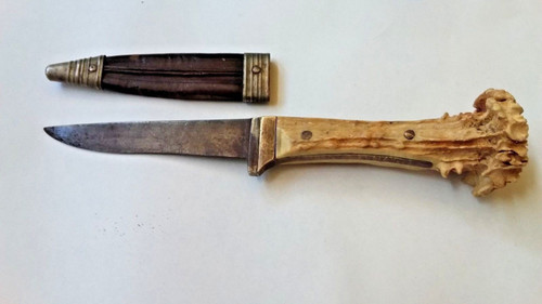 Fixed blade hunting knife, late 19th century