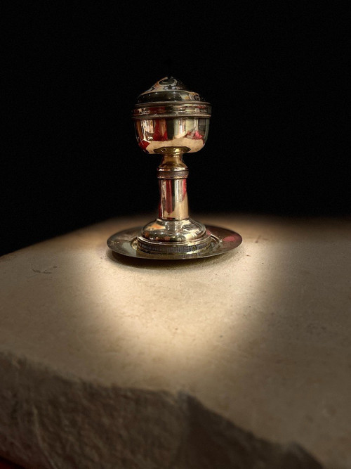 Pisside degli infermi e patena, in argento - 1815 circa