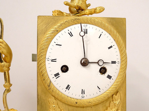 Clock Empire Bronze Triumphant Love Lion Who Could Resist Me 19th century
