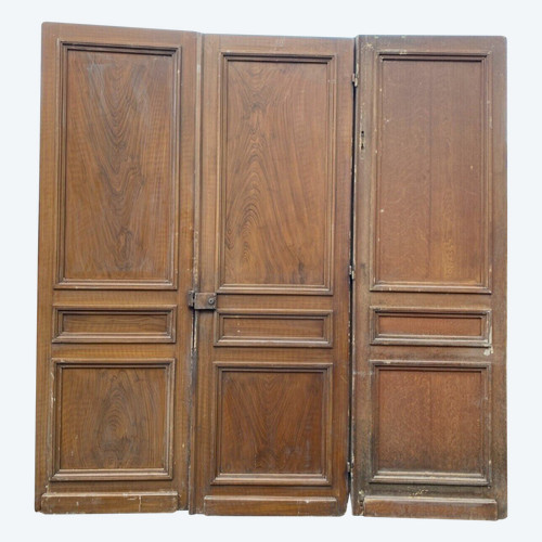 Suite Of Three Passage Doors In Solid Fir XX Century