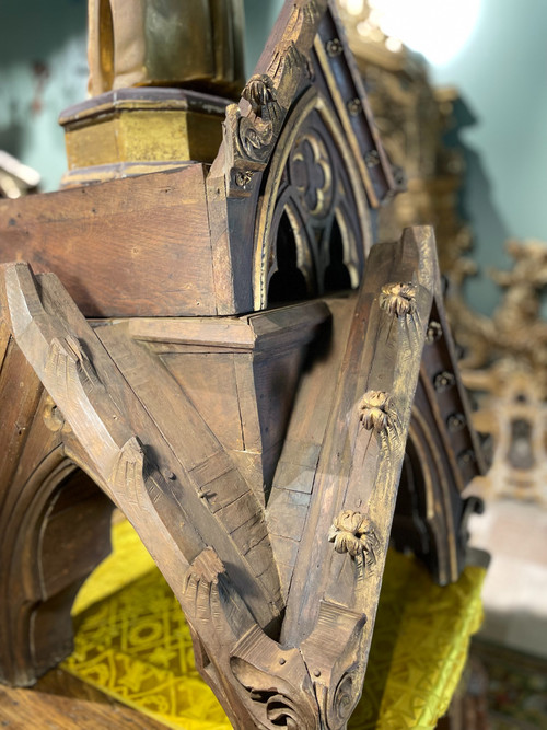 Large Altarpiece Canopy - Mid Nineteenth