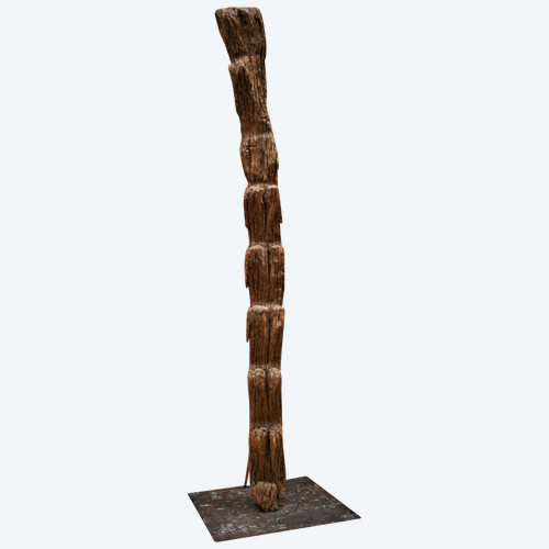 Scaletta in legno molto antica proveniente da granai africani