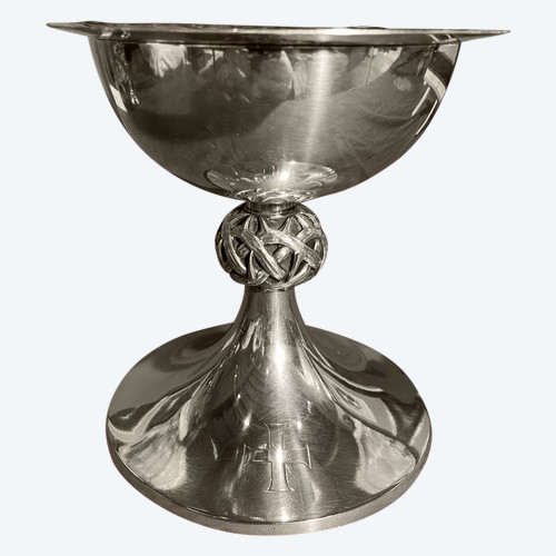 Calice consacrato in argento con patena - 1940 circa