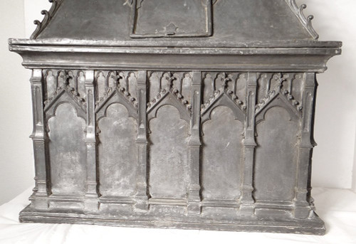 Fonte Acqua Battesimale Riserva Piombo Mâcon Borgogna Alta Epoca XVI