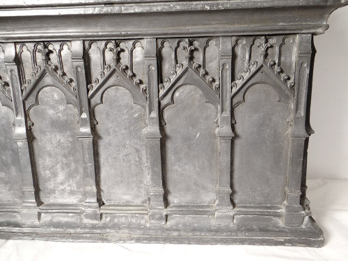 Fonte Acqua Battesimale Riserva Piombo Mâcon Borgogna Alta Epoca XVI