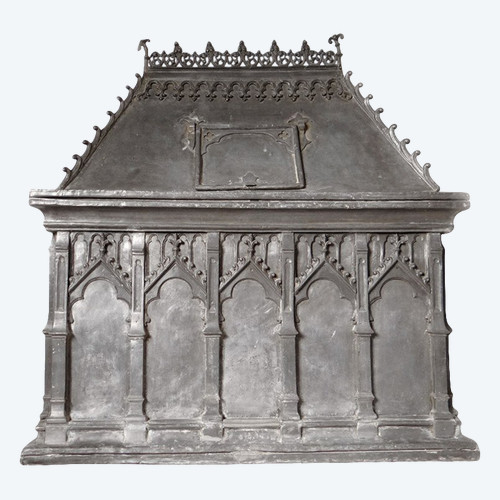 Fonte Acqua Battesimale Riserva Piombo Mâcon Borgogna Alta Epoca XVI