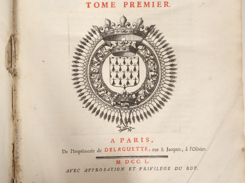 Libri di storia ecclesiastica Bretagna Morice Arms Anne Bretagne 18th