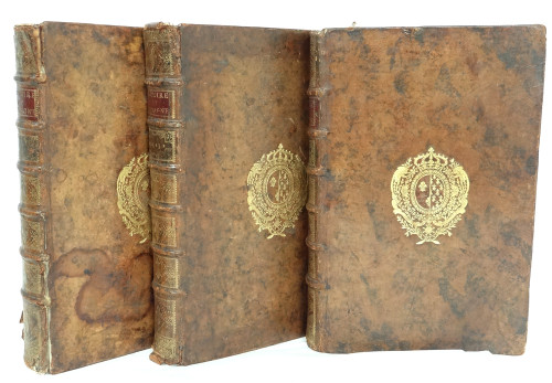 Libri di storia ecclesiastica Bretagna Morice Arms Anne Bretagne 18th