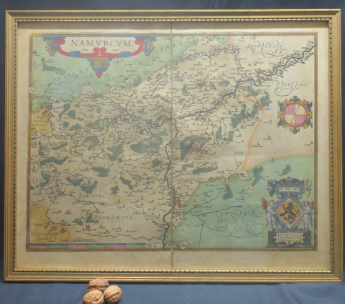 18th century map of the Namur region