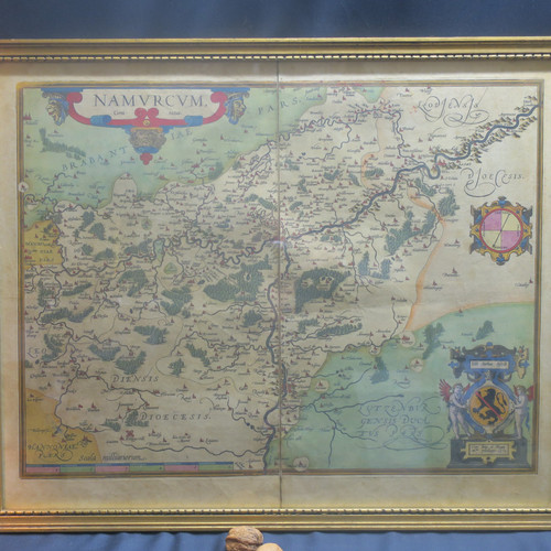 18th century map of the Namur region
