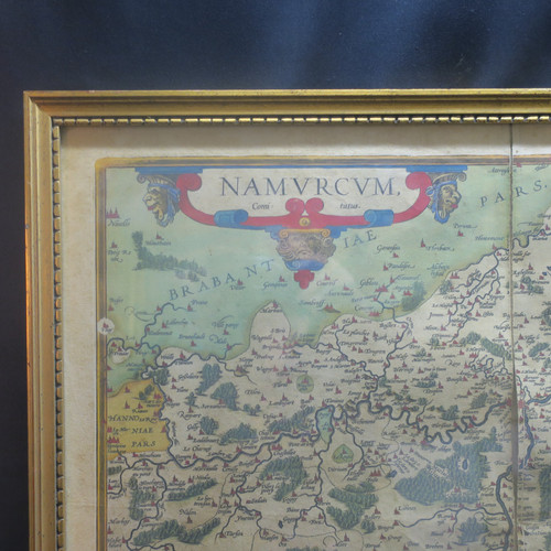 18th century map of the Namur region