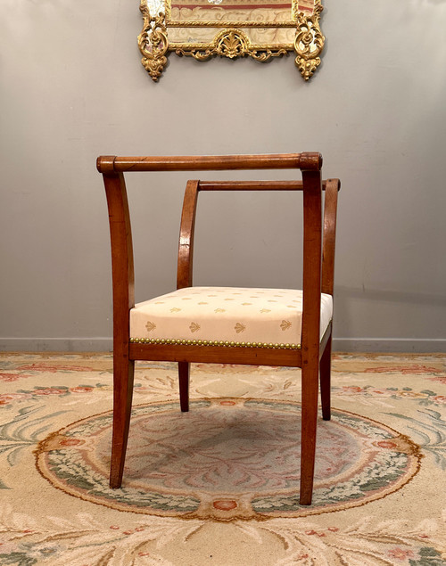 Pair Of Curules Stools From The Directoire Period Around 1795