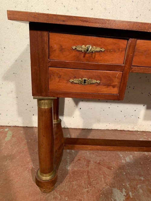 Bureau De Style Empire En Acajou Et Placage XX Siècle