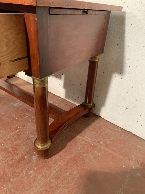 Bureau De Style Empire En Acajou Et Placage XX Siècle