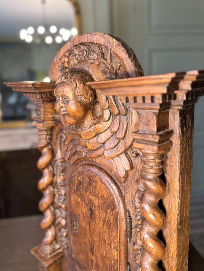 Walnut Tabernacle Front - 17th century